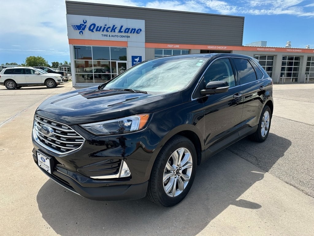 Used 2023 Ford Edge Titanium with VIN 2FMPK4K95PBA29316 for sale in Thief River Falls, Minnesota